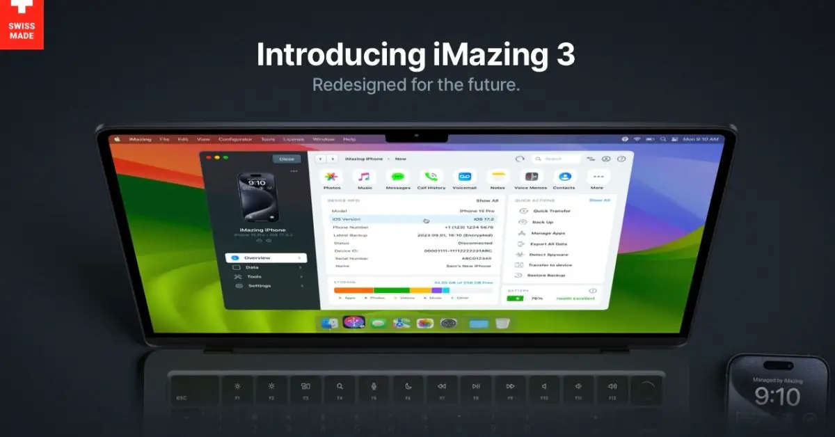 Get Ready to be Amazed: iMazing 3 Unveils Spectacular Design, Exciting Features, and Dark Mode!