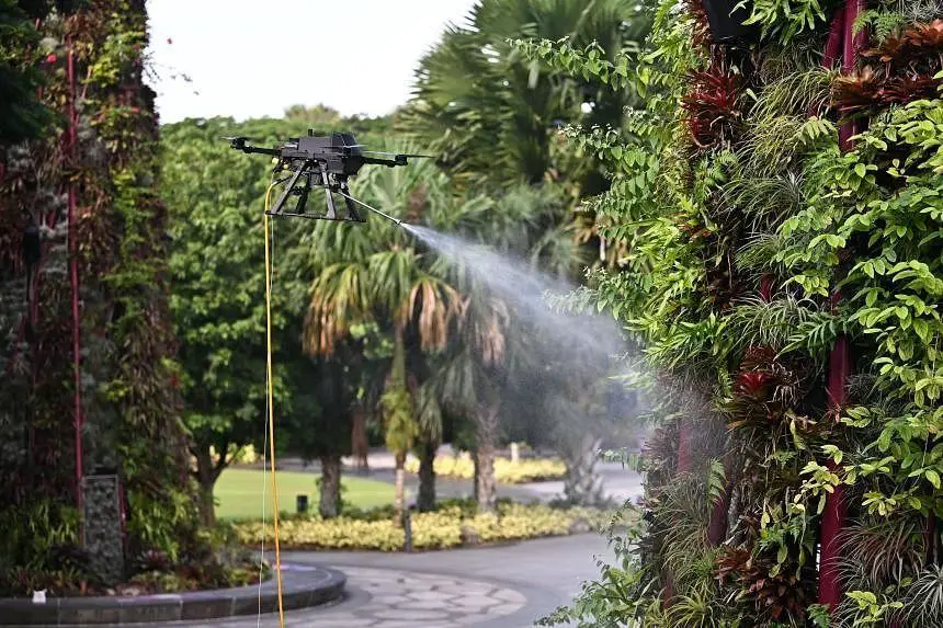 Revolutionizing Urban Landscapes: How Drones Are Transforming Singapore’s Gardens by the Bay