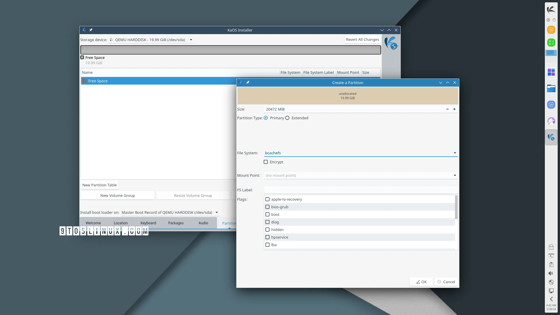 Revolutionize Your Linux Experience with KaOS 2024.05: Introducing Bcachefs Support and the Game-changing Marknote Note-Taking App!