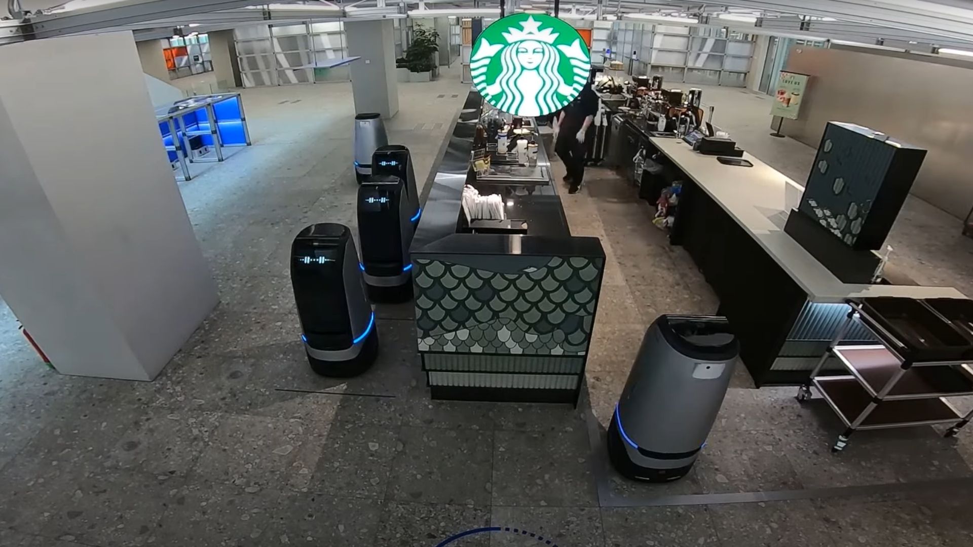 Unbelievable: Exploring the World’s Only Starbucks Packed with 100 Advanced Service Robots!